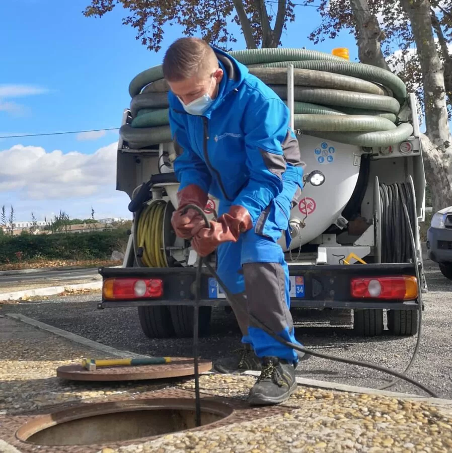 Curage canalisation haute pression
