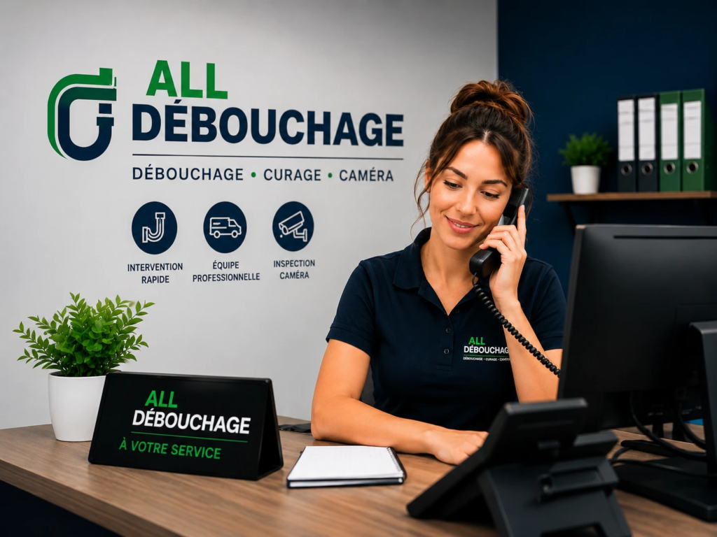 Secrétaire téléphonique All Débouchage pour prise d’intervention débouchage canalisation et assainissement
